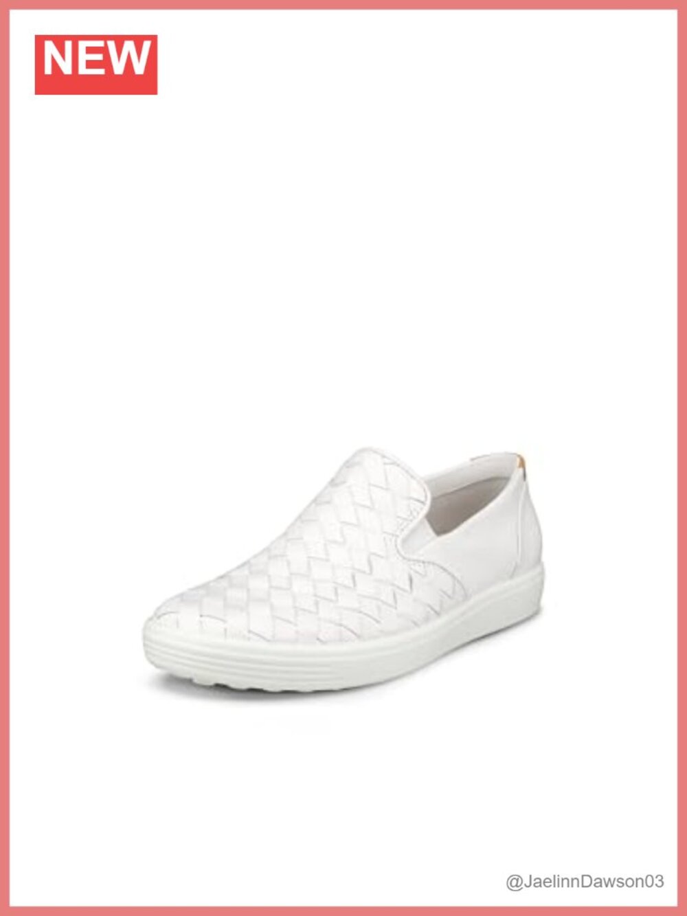 ECCO Soft 7 Woven Slip-On Sneaker - Breathable Leather Athletic Shoes